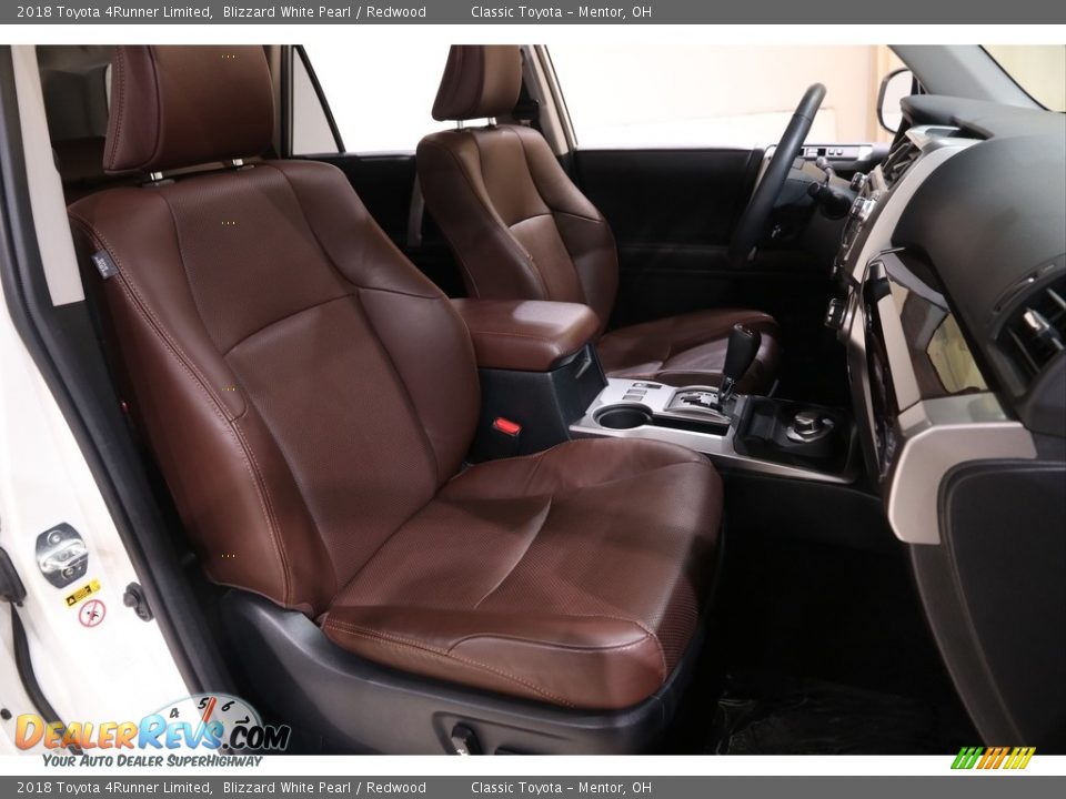 2018 Toyota 4Runner Limited Blizzard White Pearl / Redwood Photo #15