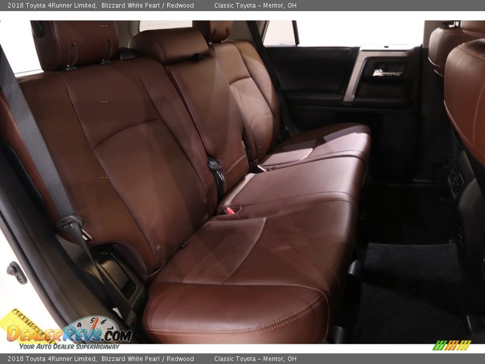 2018 Toyota 4Runner Limited Blizzard White Pearl / Redwood Photo #16