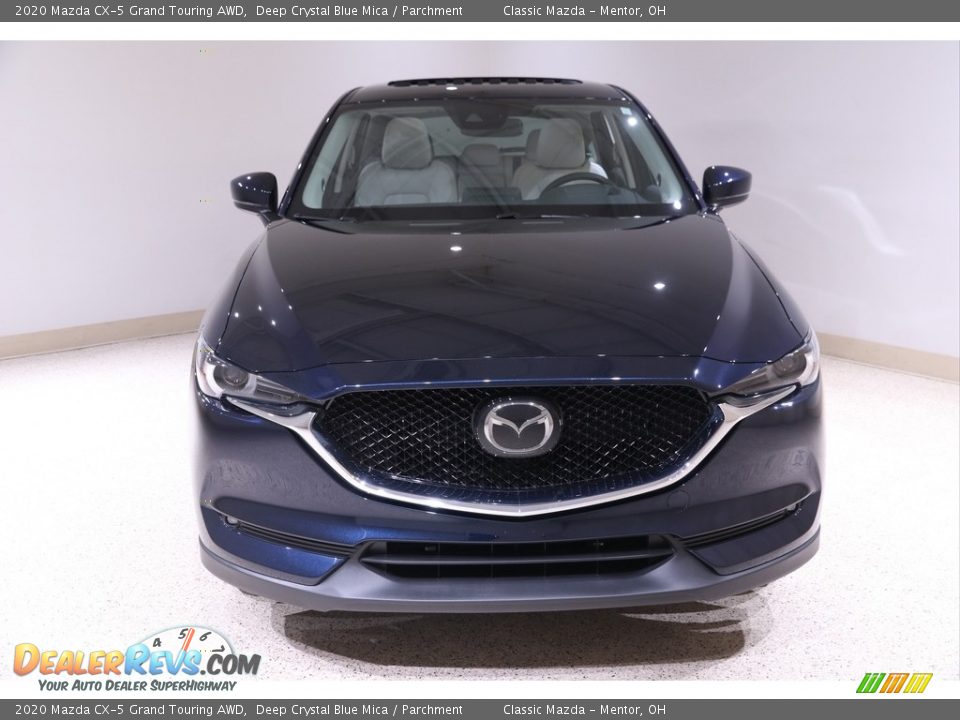 2020 Mazda CX-5 Grand Touring AWD Deep Crystal Blue Mica / Parchment Photo #2