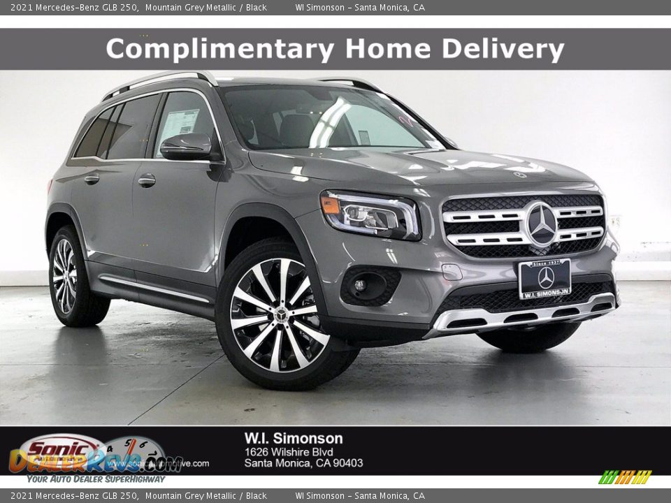 2021 Mercedes-Benz GLB 250 Mountain Grey Metallic / Black Photo #1