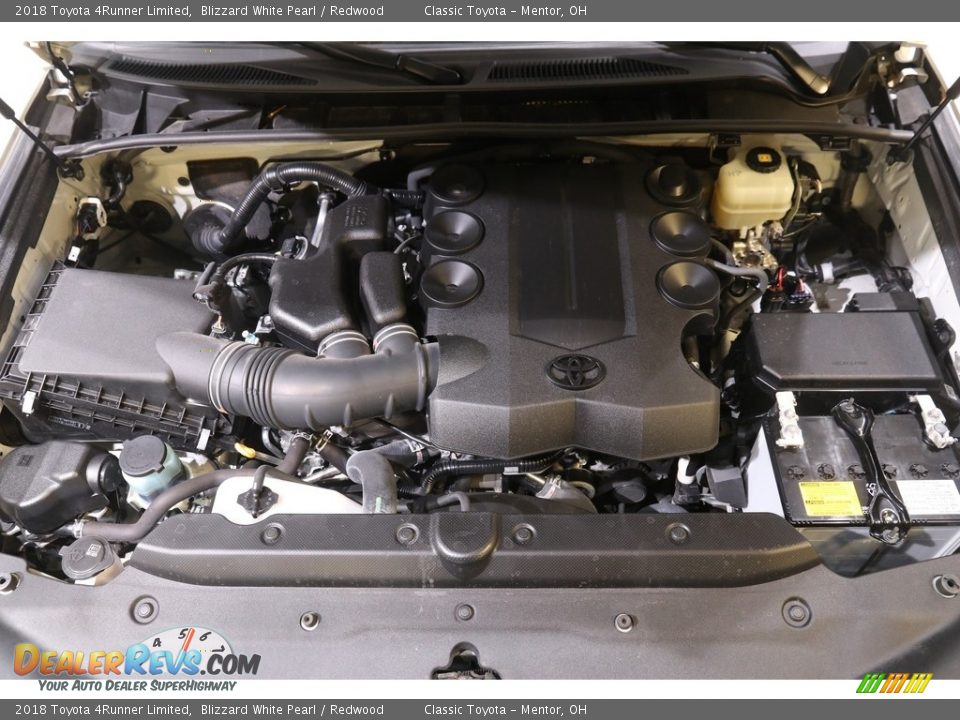 2018 Toyota 4Runner Limited Blizzard White Pearl / Redwood Photo #19