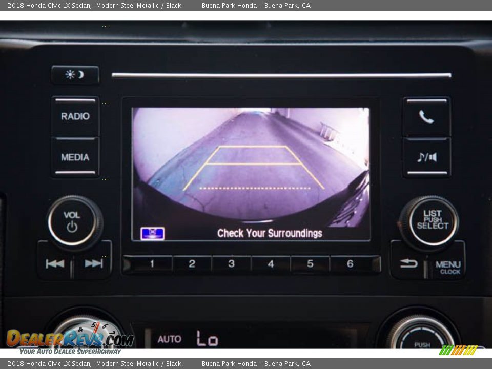 2018 Honda Civic LX Sedan Modern Steel Metallic / Black Photo #27