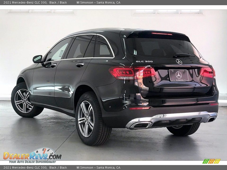 2021 Mercedes-Benz GLC 300 Black / Black Photo #2