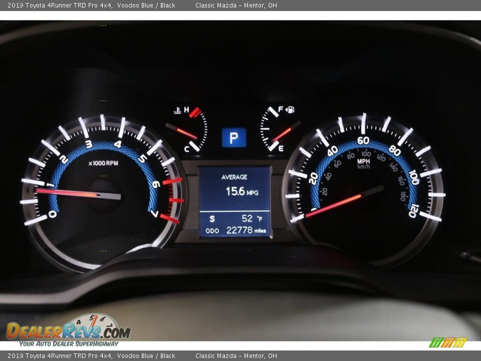 2019 Toyota 4Runner TRD Pro 4x4 Voodoo Blue / Black Photo #8