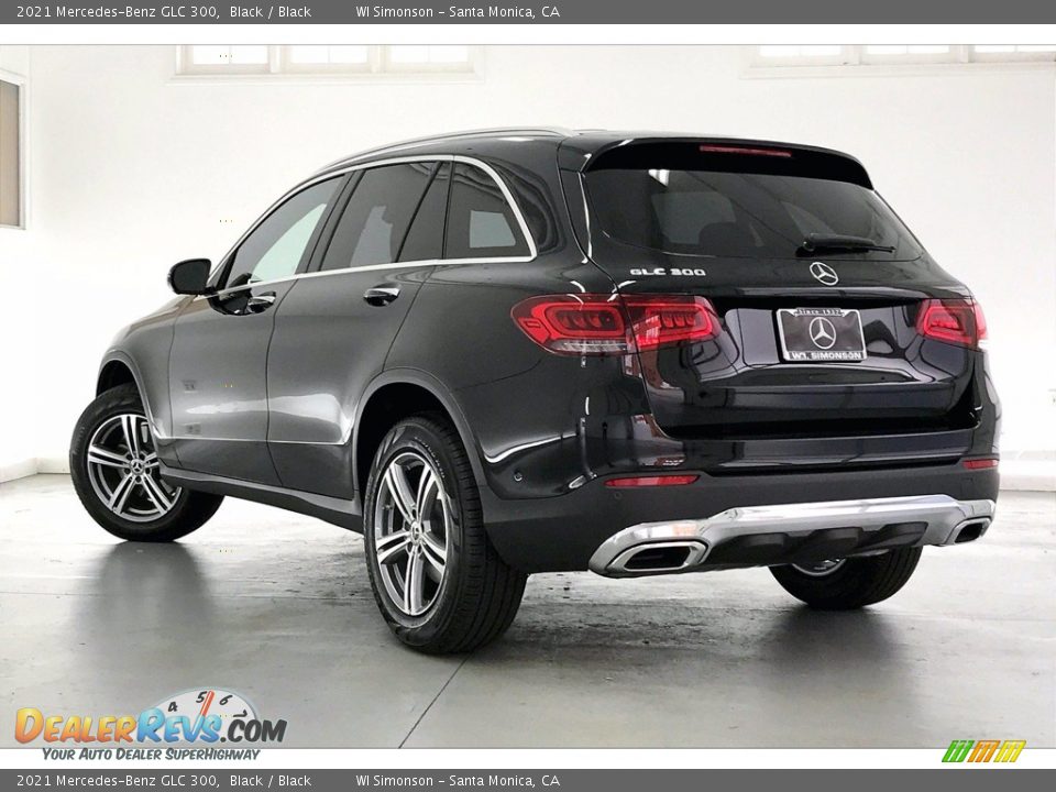 2021 Mercedes-Benz GLC 300 Black / Black Photo #2