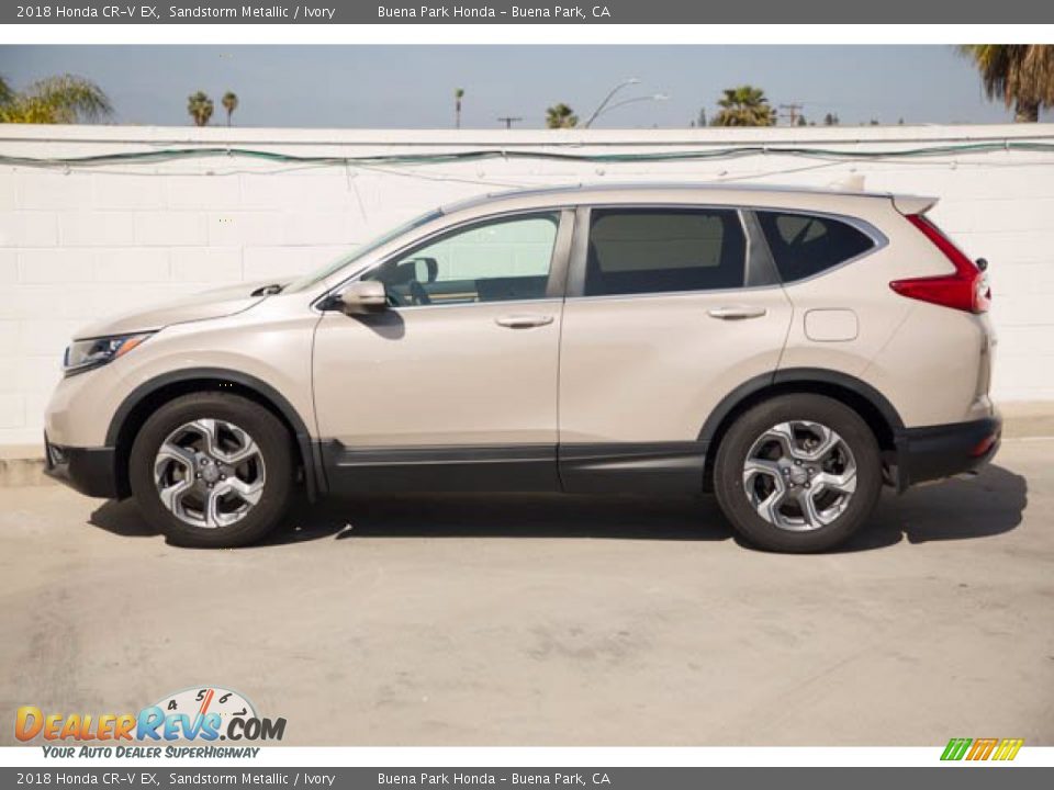 2018 Honda CR-V EX Sandstorm Metallic / Ivory Photo #8