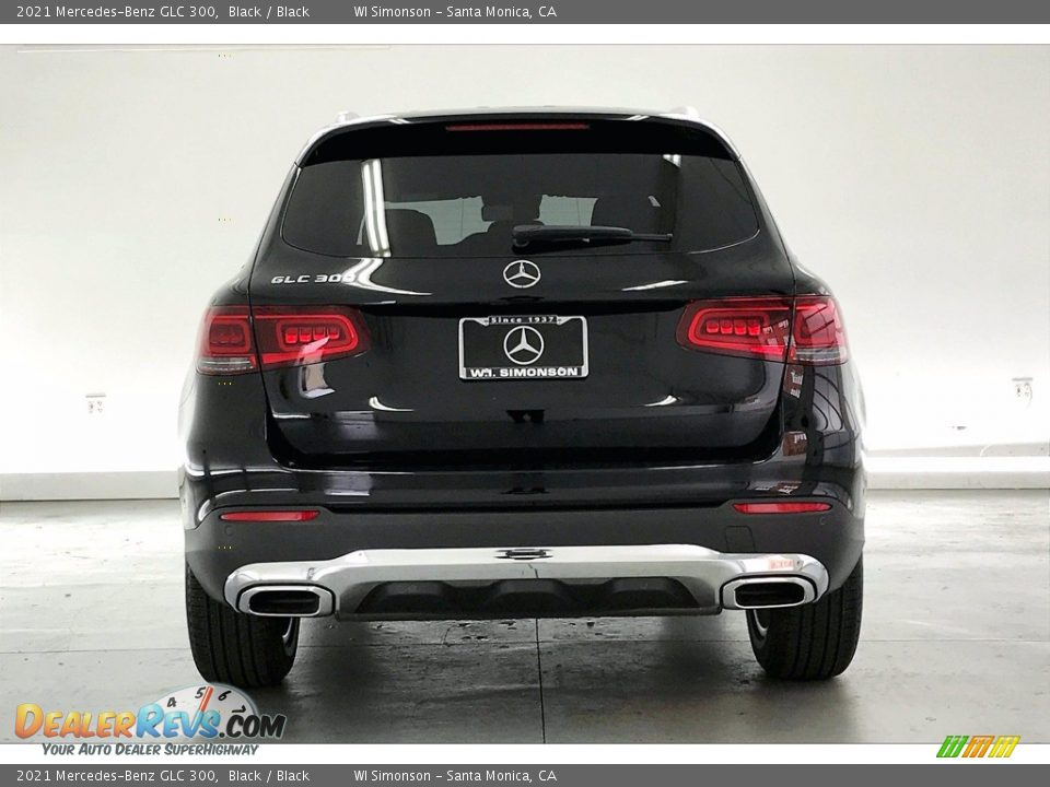 2021 Mercedes-Benz GLC 300 Black / Black Photo #3