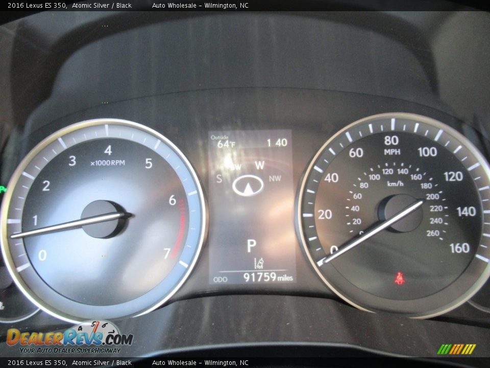 2016 Lexus ES 350 Gauges Photo #15