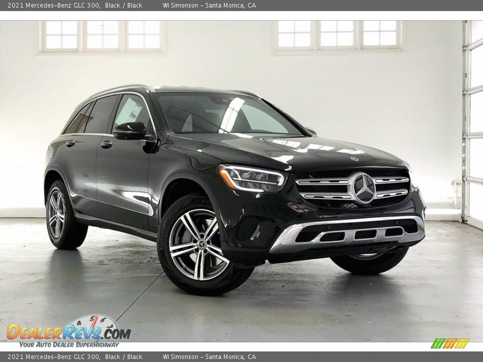 2021 Mercedes-Benz GLC 300 Black / Black Photo #12