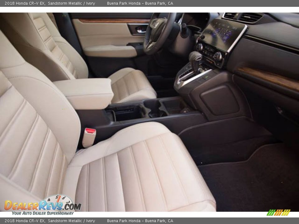 2018 Honda CR-V EX Sandstorm Metallic / Ivory Photo #22