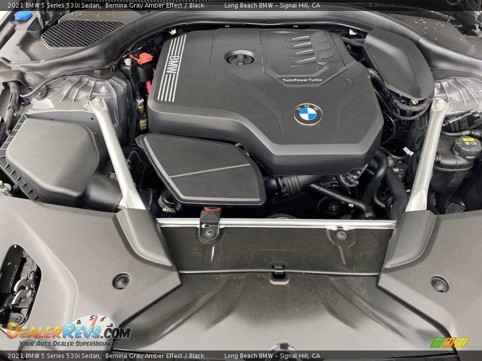 2021 BMW 5 Series 530i Sedan 2.0 Liter DI TwinPower Turbocharged DOHC 16-Valve VVT 4 Cylinder Engine Photo #9