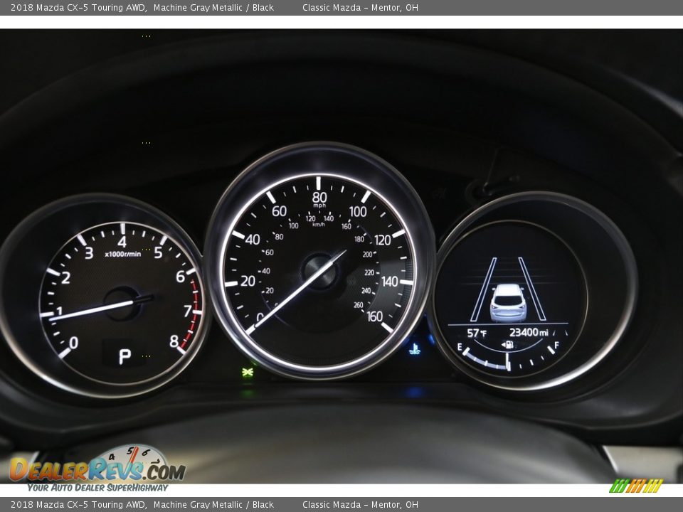2018 Mazda CX-5 Touring AWD Machine Gray Metallic / Black Photo #8