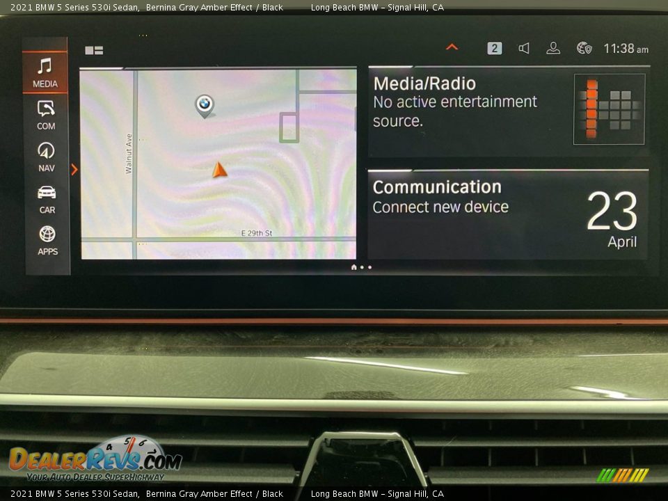 Navigation of 2021 BMW 5 Series 530i Sedan Photo #18