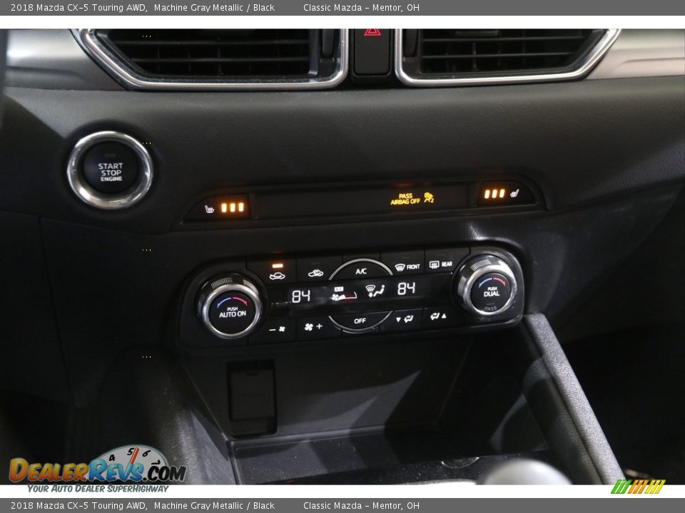2018 Mazda CX-5 Touring AWD Machine Gray Metallic / Black Photo #12