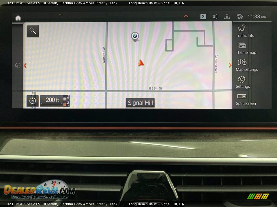 Navigation of 2021 BMW 5 Series 530i Sedan Photo #19