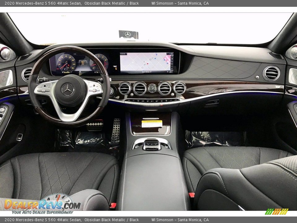 Dashboard of 2020 Mercedes-Benz S 560 4Matic Sedan Photo #6