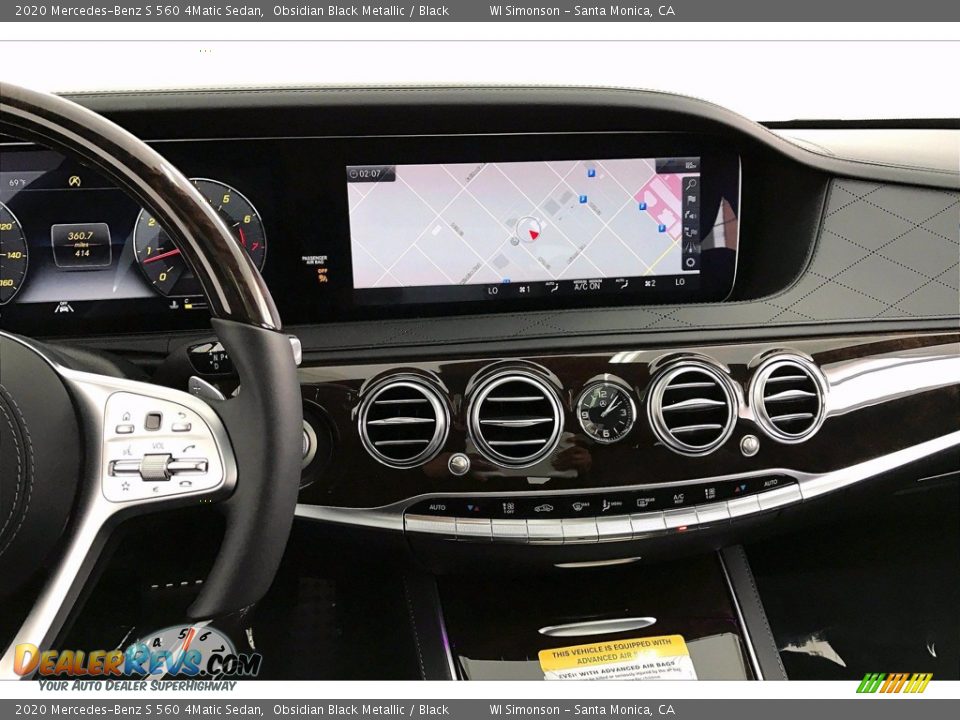 Navigation of 2020 Mercedes-Benz S 560 4Matic Sedan Photo #7