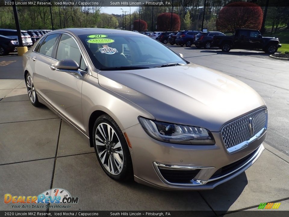 Front 3/4 View of 2020 Lincoln MKZ Reserve Photo #8
