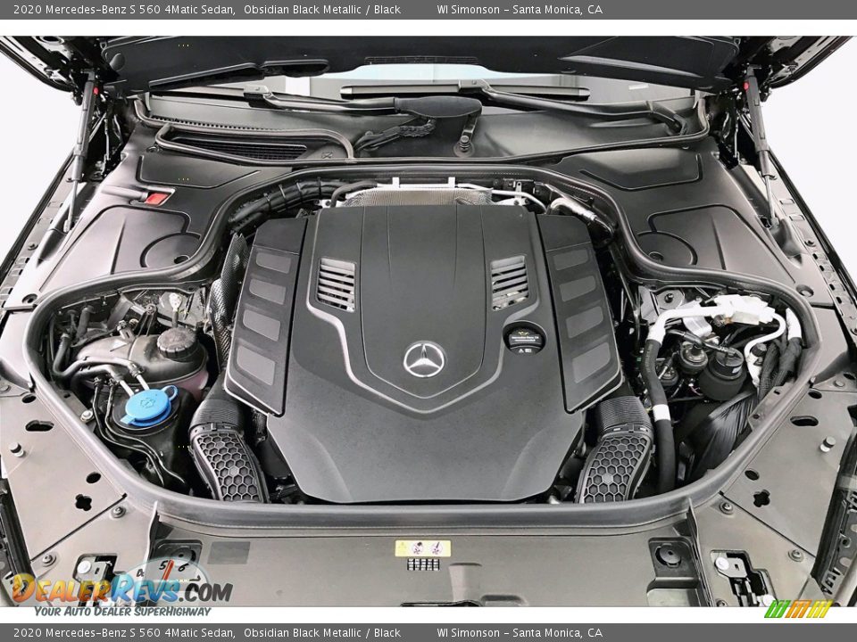 2020 Mercedes-Benz S 560 4Matic Sedan 4.0 Liter DI biturbo DOHC 32-Valve VVT V8 Engine Photo #9