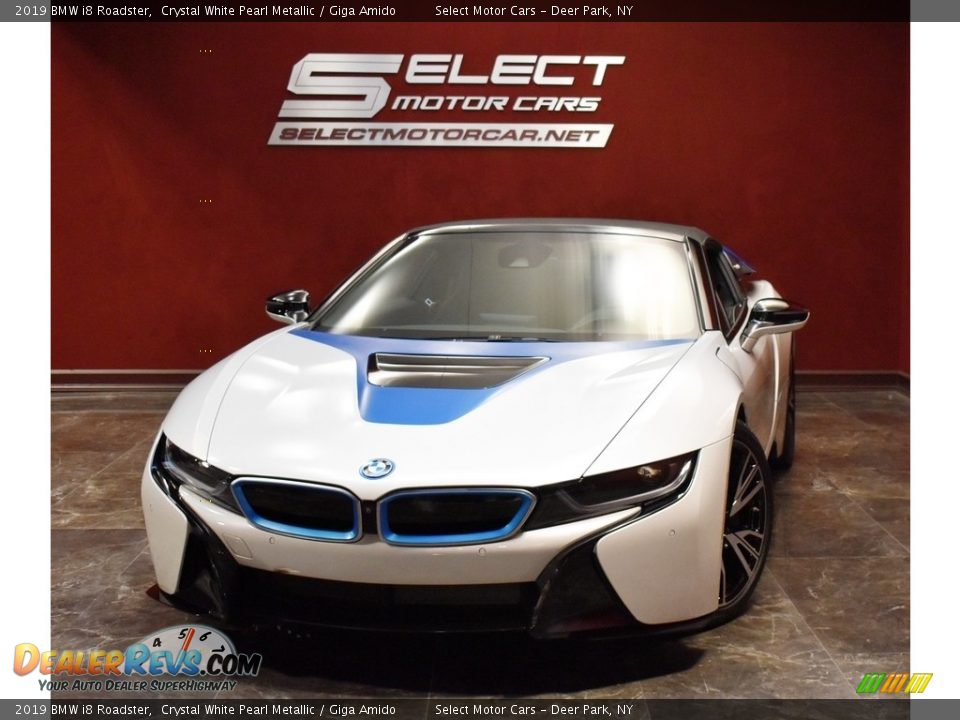 2019 BMW i8 Roadster Crystal White Pearl Metallic / Giga Amido Photo #1