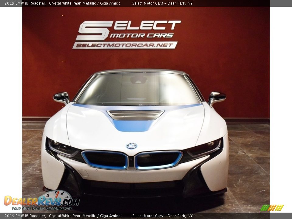 2019 BMW i8 Roadster Crystal White Pearl Metallic / Giga Amido Photo #2