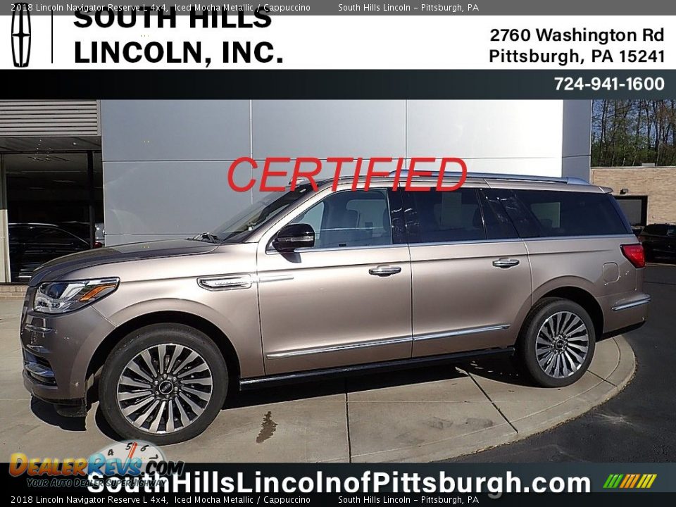 2018 Lincoln Navigator Reserve L 4x4 Iced Mocha Metallic / Cappuccino Photo #1