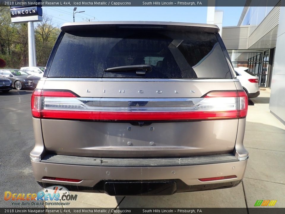 2018 Lincoln Navigator Reserve L 4x4 Iced Mocha Metallic / Cappuccino Photo #4