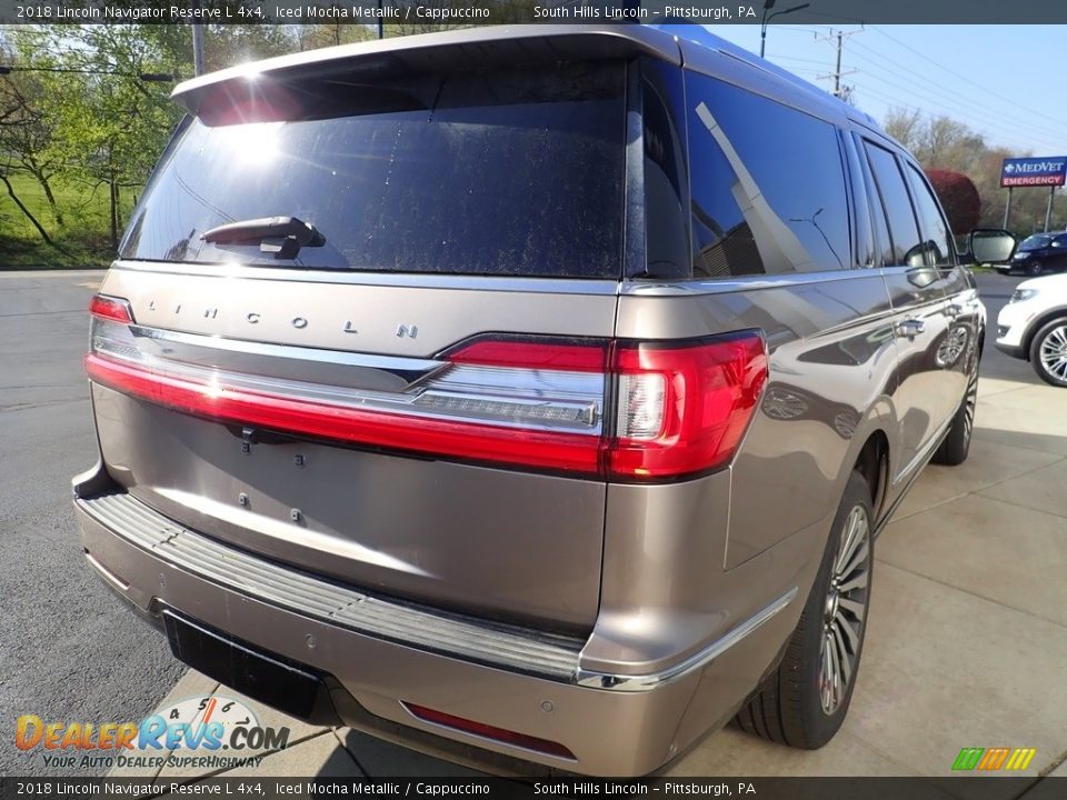 2018 Lincoln Navigator Reserve L 4x4 Iced Mocha Metallic / Cappuccino Photo #6