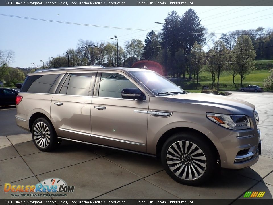 2018 Lincoln Navigator Reserve L 4x4 Iced Mocha Metallic / Cappuccino Photo #7