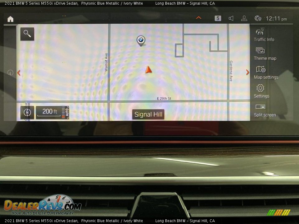 Navigation of 2021 BMW 5 Series M550i xDrive Sedan Photo #19