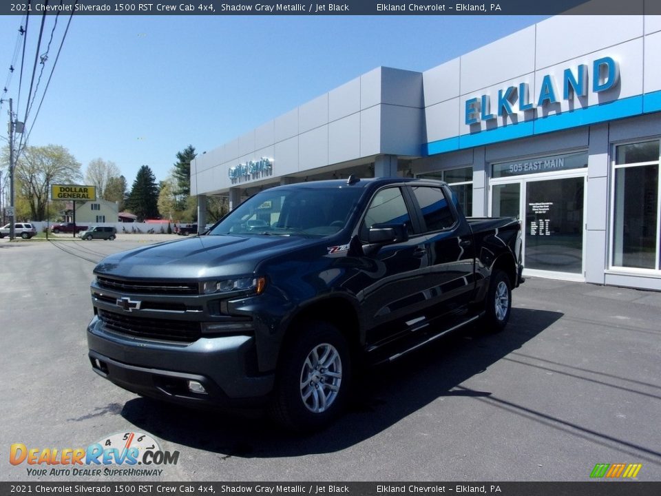 2021 Chevrolet Silverado 1500 RST Crew Cab 4x4 Shadow Gray Metallic / Jet Black Photo #1