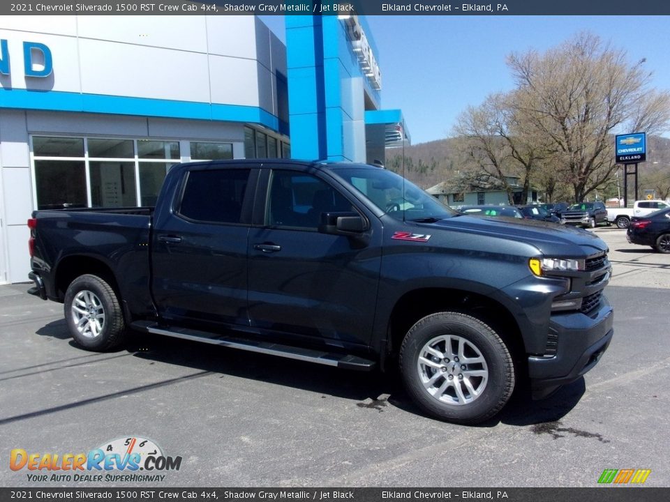 2021 Chevrolet Silverado 1500 RST Crew Cab 4x4 Shadow Gray Metallic / Jet Black Photo #3