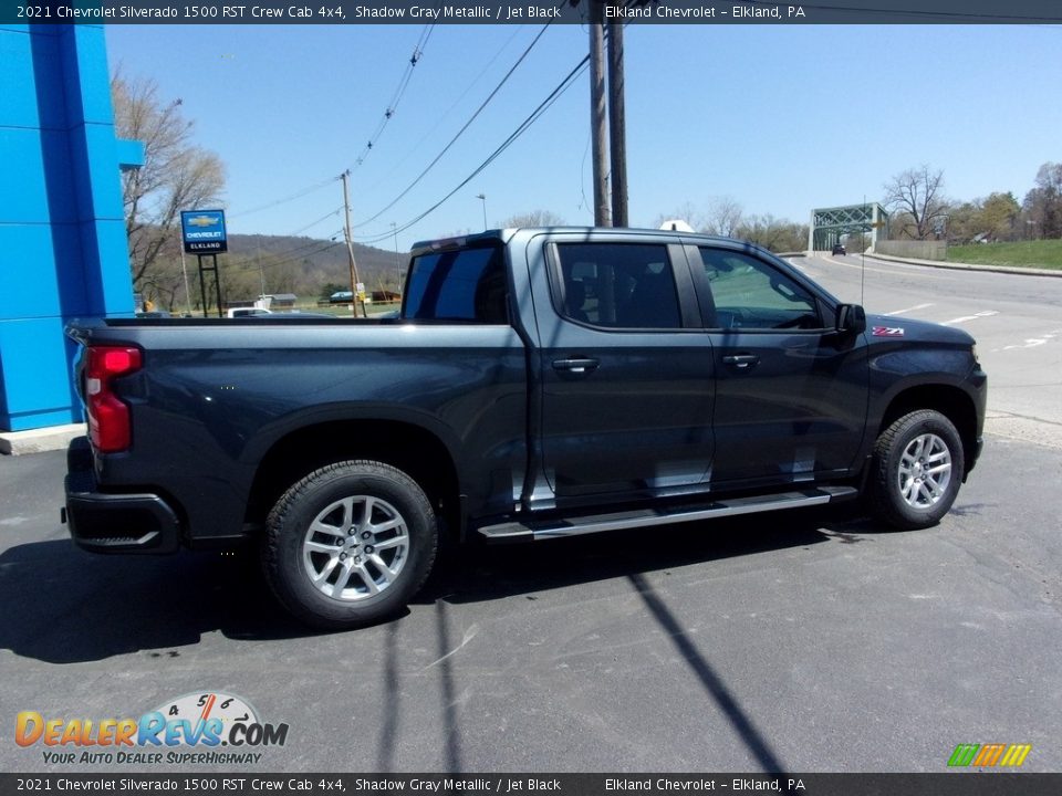 2021 Chevrolet Silverado 1500 RST Crew Cab 4x4 Shadow Gray Metallic / Jet Black Photo #4