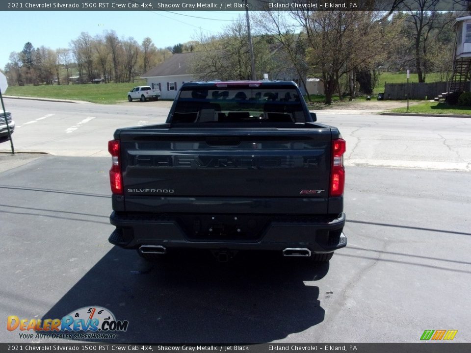 2021 Chevrolet Silverado 1500 RST Crew Cab 4x4 Shadow Gray Metallic / Jet Black Photo #5