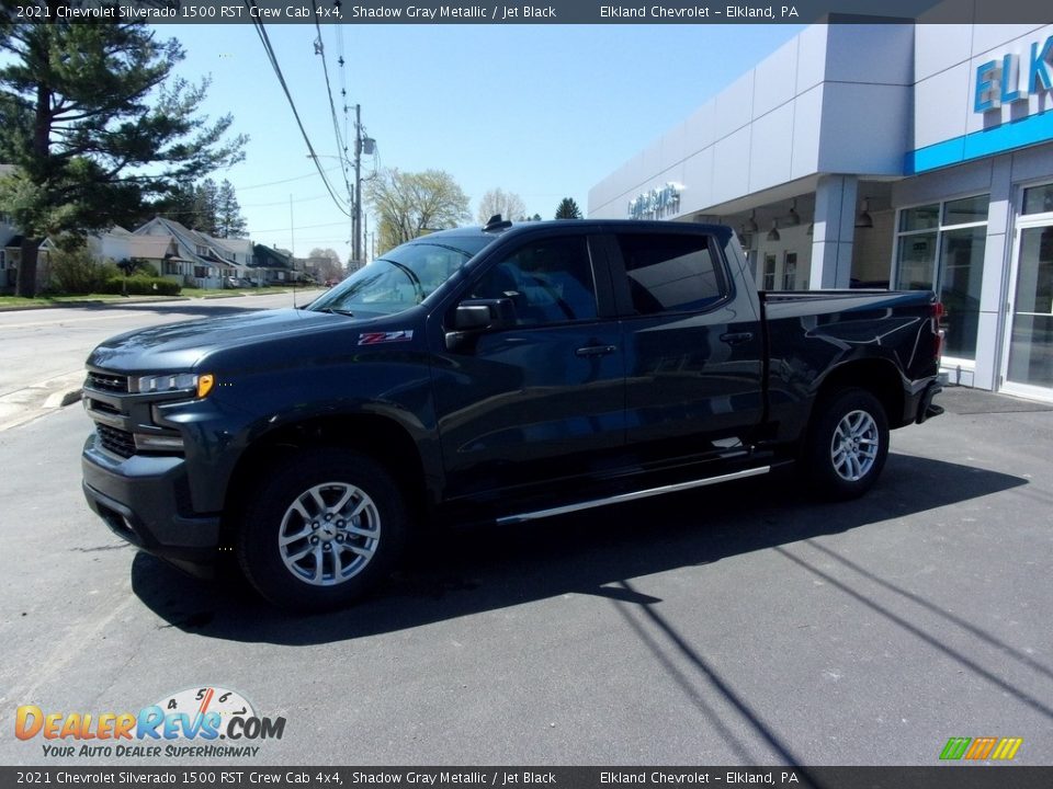 2021 Chevrolet Silverado 1500 RST Crew Cab 4x4 Shadow Gray Metallic / Jet Black Photo #7