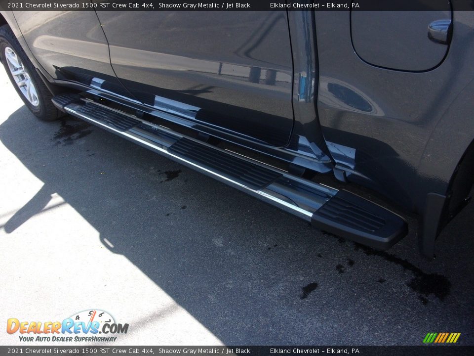 2021 Chevrolet Silverado 1500 RST Crew Cab 4x4 Shadow Gray Metallic / Jet Black Photo #12