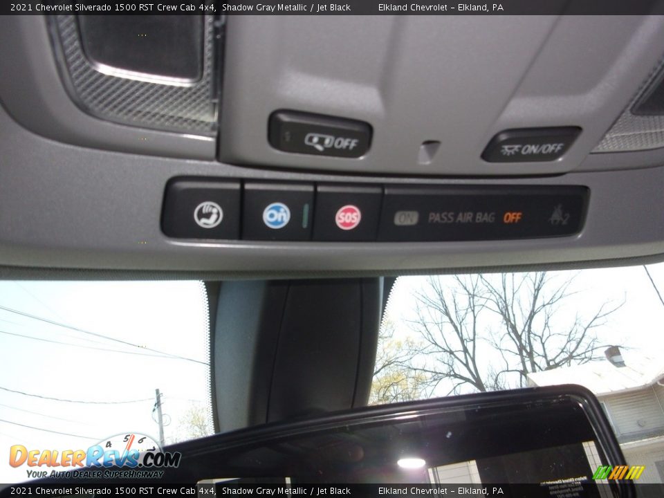 2021 Chevrolet Silverado 1500 RST Crew Cab 4x4 Shadow Gray Metallic / Jet Black Photo #31