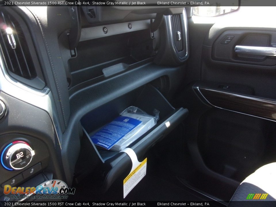 2021 Chevrolet Silverado 1500 RST Crew Cab 4x4 Shadow Gray Metallic / Jet Black Photo #33