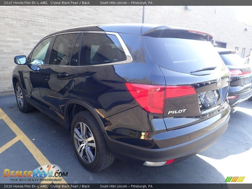 2016 Honda Pilot EX-L AWD Crystal Black Pearl / Black Photo #2