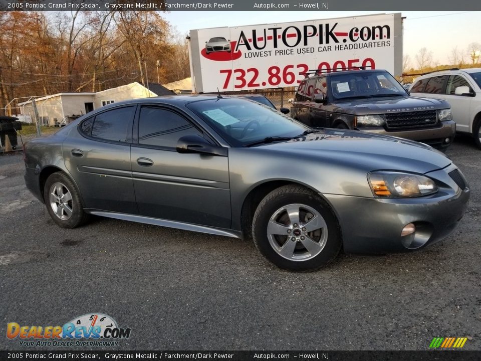 2005 Pontiac Grand Prix Sedan Graystone Metallic / Parchment/Dark Pewter Photo #1