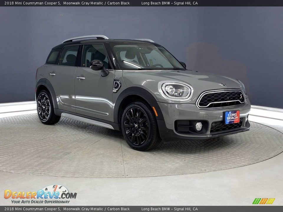 2018 Mini Countryman Cooper S Moonwalk Gray Metallic / Carbon Black Photo #1