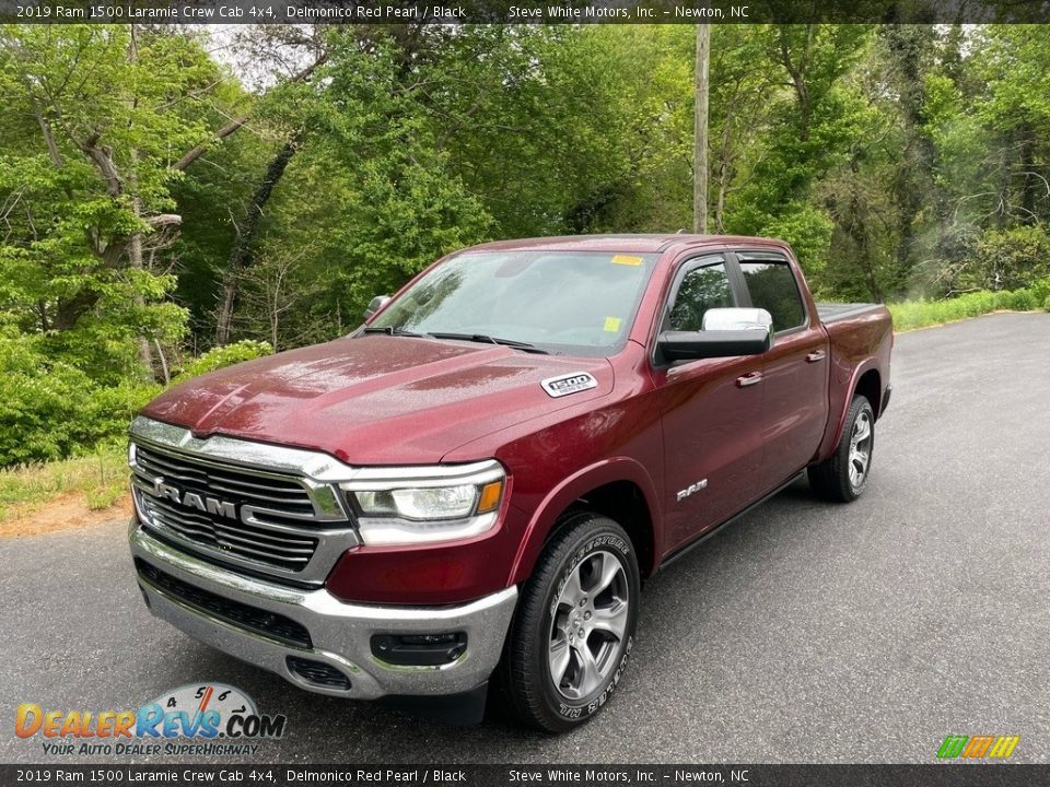 2019 Ram 1500 Laramie Crew Cab 4x4 Delmonico Red Pearl / Black Photo #2