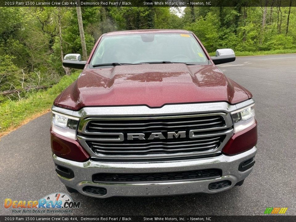 2019 Ram 1500 Laramie Crew Cab 4x4 Delmonico Red Pearl / Black Photo #4