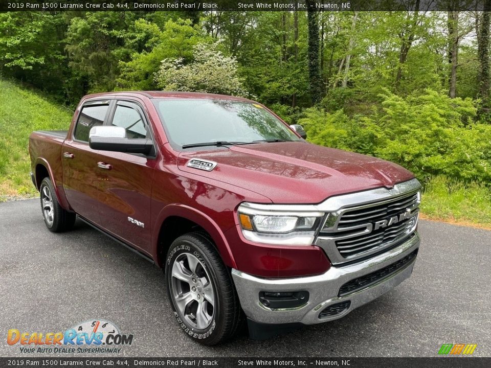2019 Ram 1500 Laramie Crew Cab 4x4 Delmonico Red Pearl / Black Photo #5