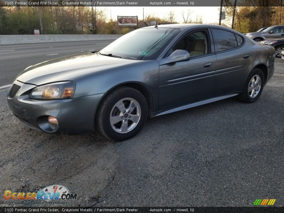 2005 Pontiac Grand Prix Sedan Graystone Metallic / Parchment/Dark Pewter Photo #7