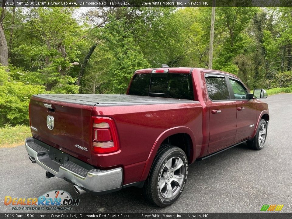 2019 Ram 1500 Laramie Crew Cab 4x4 Delmonico Red Pearl / Black Photo #7
