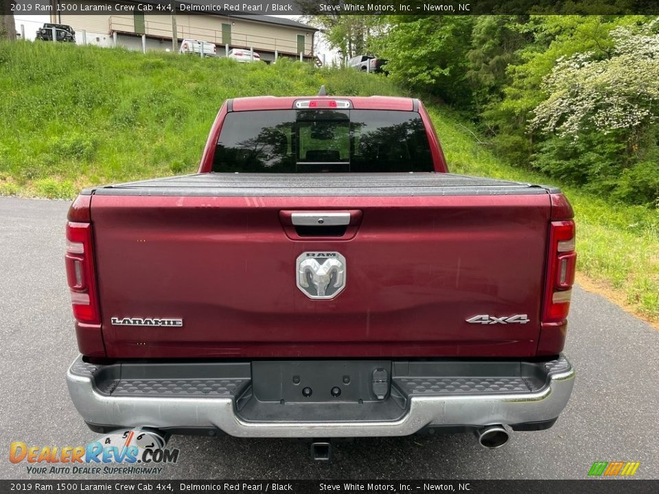 2019 Ram 1500 Laramie Crew Cab 4x4 Delmonico Red Pearl / Black Photo #8