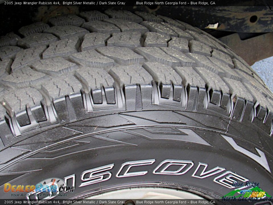 2005 Jeep Wrangler Rubicon 4x4 Bright Silver Metallic / Dark Slate Gray Photo #10