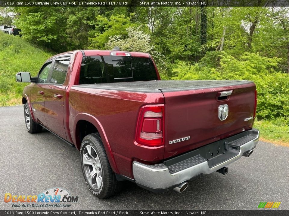 2019 Ram 1500 Laramie Crew Cab 4x4 Delmonico Red Pearl / Black Photo #10