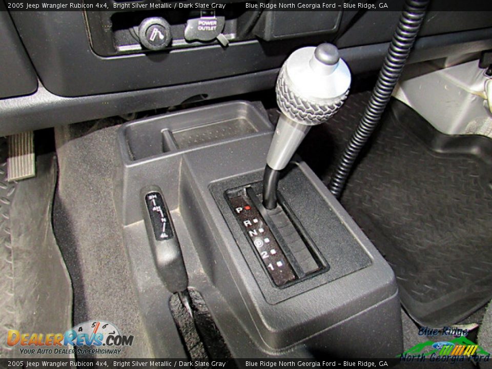 2005 Jeep Wrangler Rubicon 4x4 Bright Silver Metallic / Dark Slate Gray Photo #18